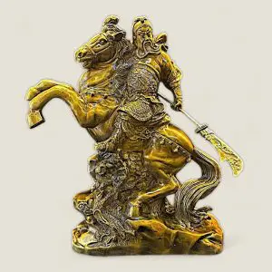 Tượng Quan Công cưỡi ngựa