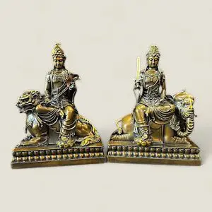 Bộ Tượng Văn Thù Sư Lợi, Phổ Hiền Bồ Tát cưỡi linh thú