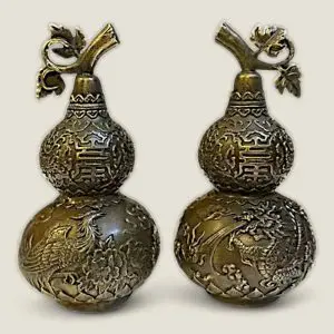 Cặp bình hồ lô Long Phụng