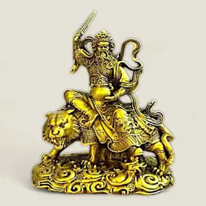 Tượng Thần Tài cưỡi hổ Triệu Công Minh