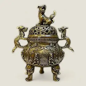 Lư xông trầm nắp Nghê