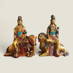 Bộ Tượng Văn Thù, Phổ Hiền Bồ Tát