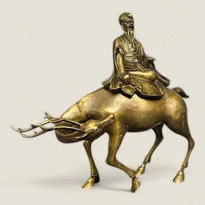 Tượng Ông Thọ Cưỡi Nai