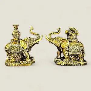 Cặp Tượng Đồng Voi Như Ý Tài Lộc