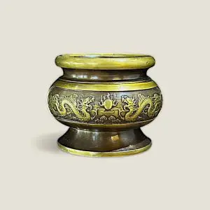 Bát Hương Đồng Song Long Tranh Châu