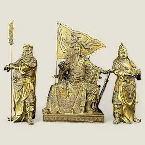 Bộ Tượng Tam Thánh Quan Công - Quan Bình - Châu Xương