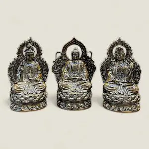 Bộ Tượng Tam Thế Phật size nhỏ để bàn