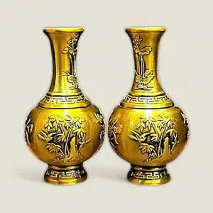 Cặp bình tích tứ quý Mai Lan Cúc Trúc 