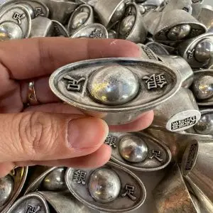 Thỏi Bạc Đồng Phong Thủy - Tụ Tài Hút Lộc