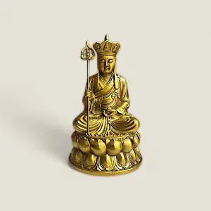 Tượng Địa Tạng Vương Bồ Tát Đội Mũ Thất Phật