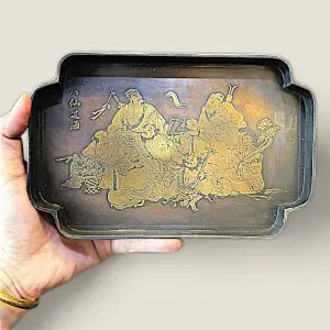 Mâm Đồng Kê Trà Bát Tiên Quần Tụ