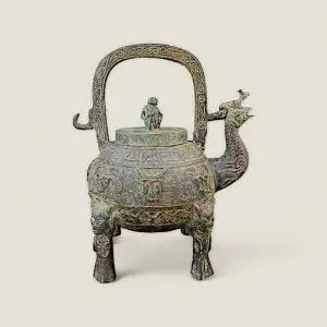 Ấm rót rượu sưu tầm Đồng cổ