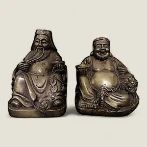 Bộ Thần Tài Thổ Địa đồng xưa