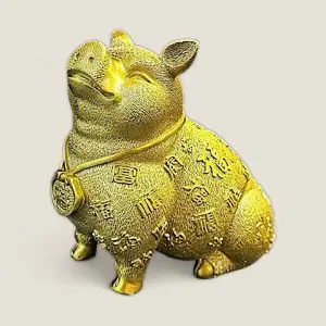 Tượng Hợi đắc lộc phong thủy 12 con giáp