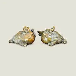 Cặp tượng Thiềm Thừ chúa