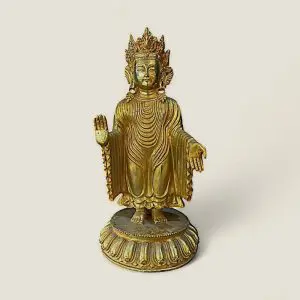 Tượng Bồ Tát Mật Tông - Đồng Diện xưa Tây Tạng 