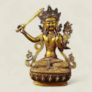 Tượng Mật Tông Đức Phật  Văn Thù Sư Lợi 