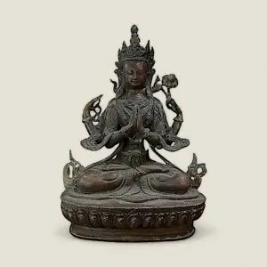 Tượng Quan Âm Tứ Thủ Mật Tông (Avalokiteshvara)
