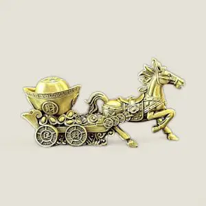 Tượng Ngựa kéo vàng