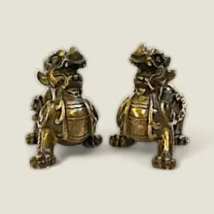 Cặp Tỳ Hưu trấn thạch đuôi dài