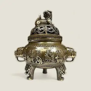 Lư đỉnh xông trầm 12 con giáp