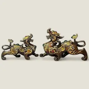 Đôi Tượng Tỳ Hưu Đính Đá Phong Thủy