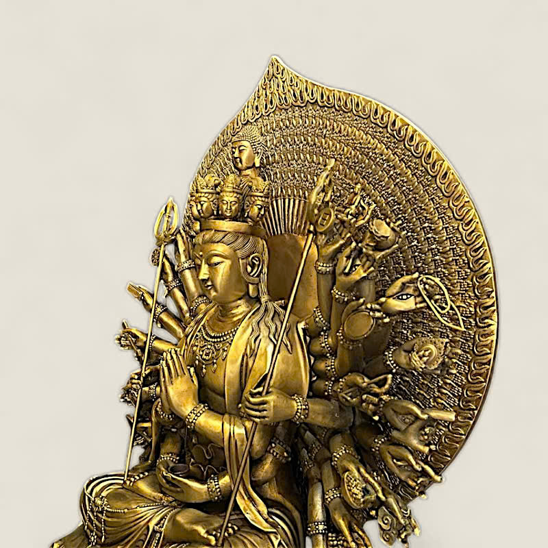 Tượng Phật Thiên Thủ Thiên Nhãn size cực đại 8 Tượng Phật Thiên Thủ Thiên Nhãn size cực đại - Ảnh 8