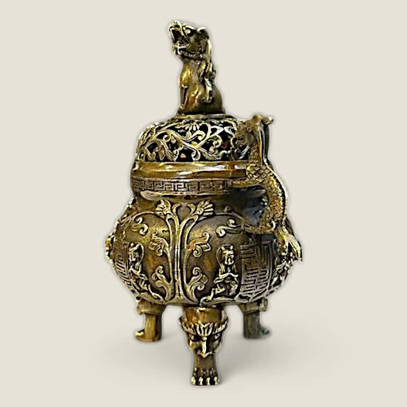 Lư xông trầm nắp Nghê 3 Lư xông trầm nắp Nghê - Ảnh 3