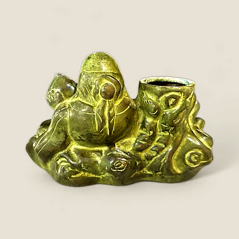 Tượng cắm bút Ông Thọ đào tiên 3 Tượng cắm bút Ông Thọ đào tiên - Ảnh 3