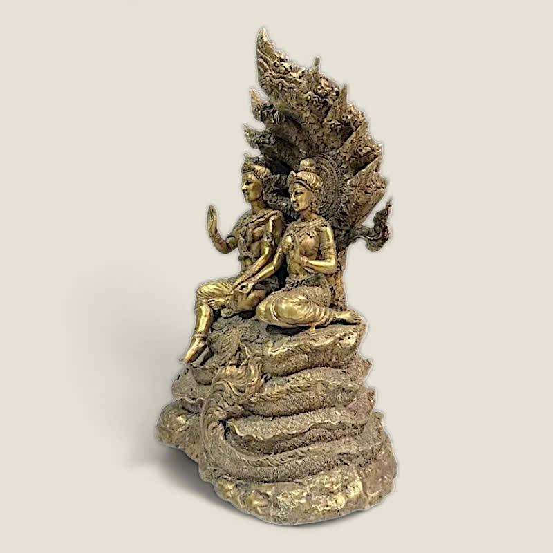 Tượng Thần Rắn Naga che chở Đức Phật 2 Tượng Thần Rắn Naga che chở Đức Phật - Ảnh 2