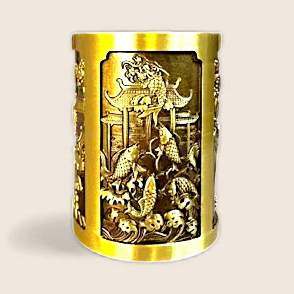 Ống đựng bút Cá chép quần hội 3 Ống đựng bút Cá chép quần hội - Ảnh 3