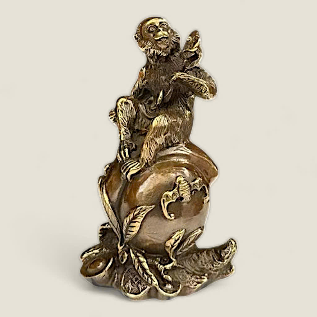 Tượng Khỉ Ngồi Đào - Hầu Đắc Thọ 5 Tượng Khỉ Ngồi Đào - Hầu Đắc Thọ - Ảnh 5