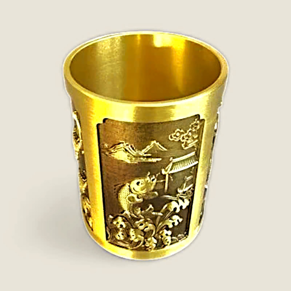 Ống đựng bút Cá chép quần hội 1 Ống đựng bút Cá chép quần hội