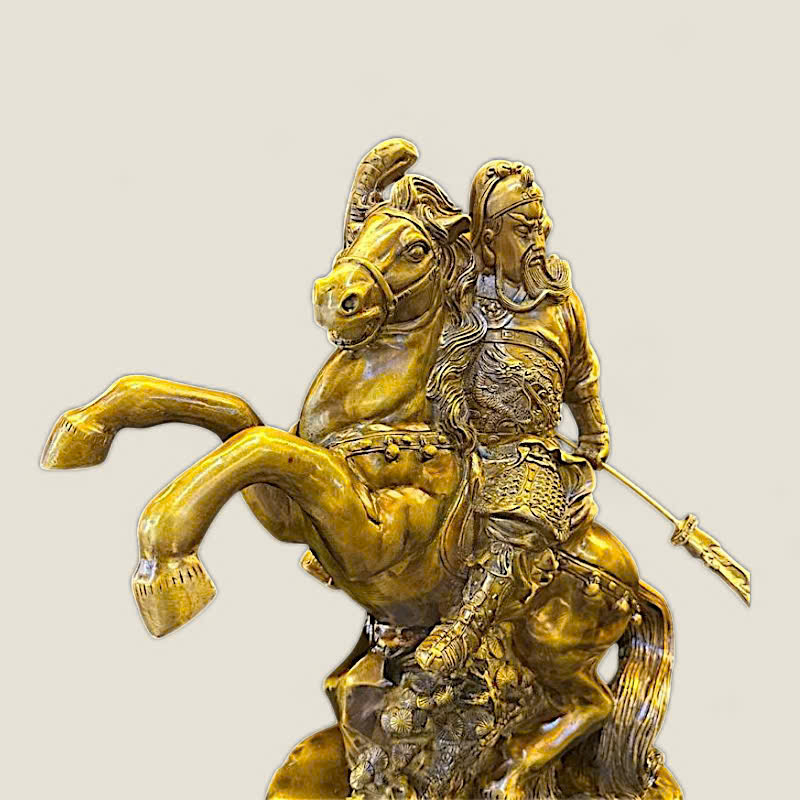 Tượng Quan Công cưỡi ngựa 8 Tượng Quan Công cưỡi ngựa - Ảnh 8