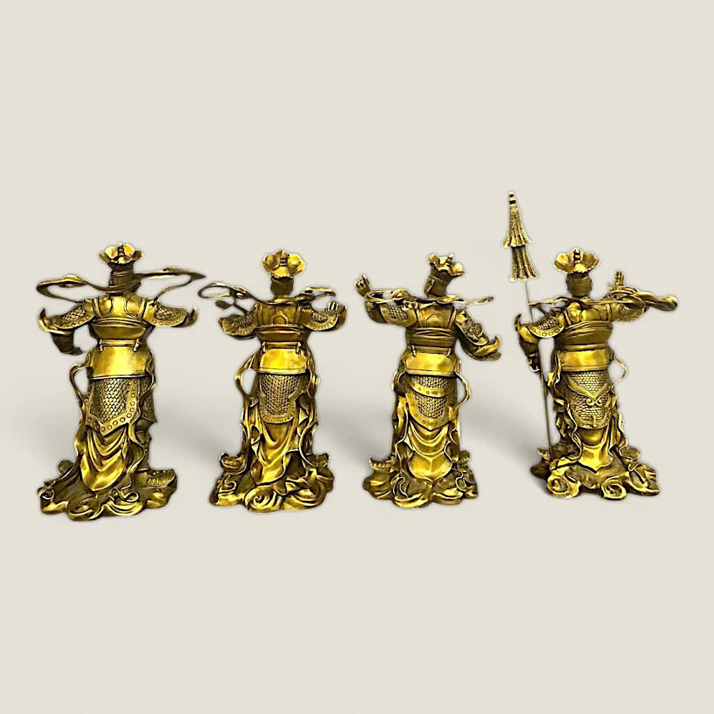 Bộ Tượng Tứ Đại Hộ Pháp Thiên Vương 2 Bộ Tượng Tứ Đại Hộ Pháp Thiên Vương - Ảnh 2