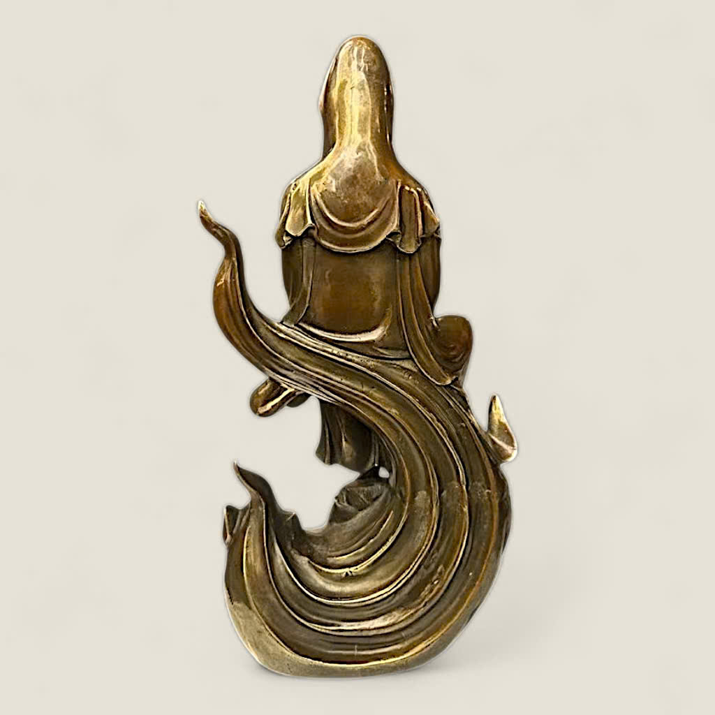 Tượng Quan Âm Bồ Tát Cưỡi Sóng 4 Tượng Quan Âm Bồ Tát Cưỡi Sóng - Ảnh 4