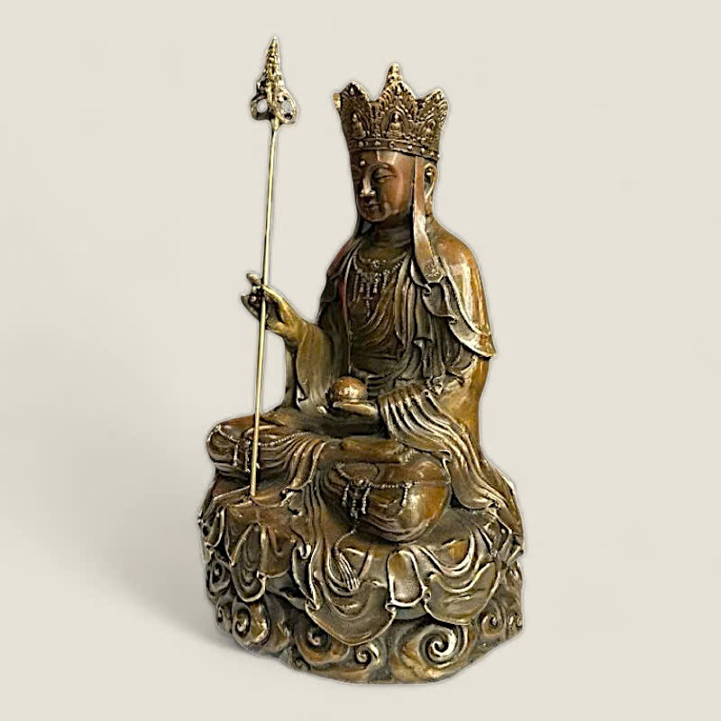 Tượng Phật Địa Tạng Vương Bồ Tát (Size cao 30cm) 5 Tượng Phật Địa Tạng Vương Bồ Tát (Size cao 30cm) - Ảnh 5