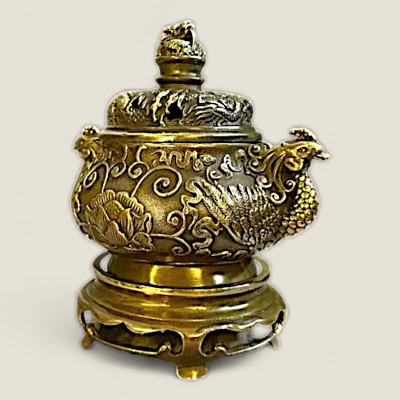 Lư xông trầm Song Hạc 4 Lư xông trầm Song Hạc - Ảnh 4