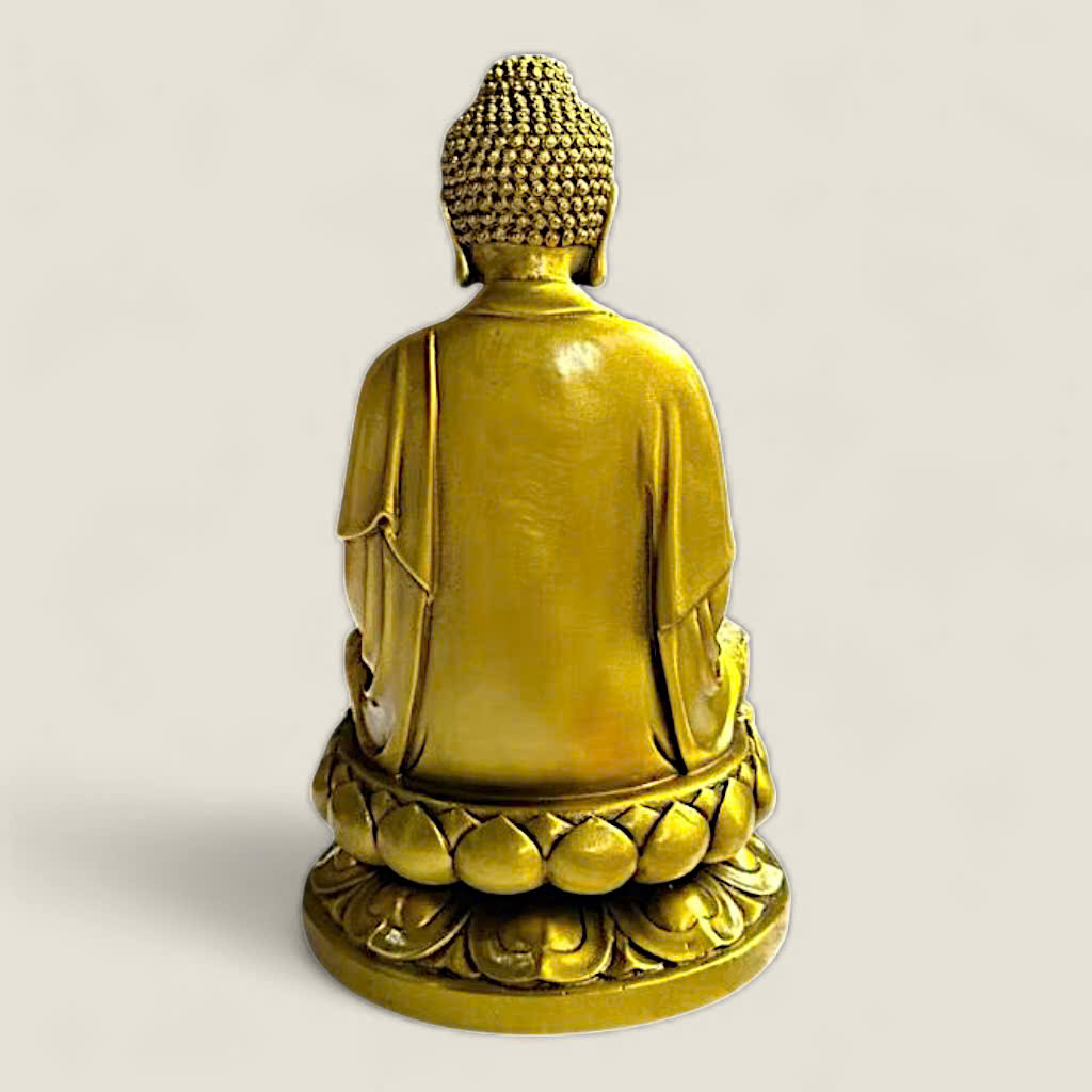 Tượng Phật A Di Đà (đồng vàng) 2 Tượng Phật A Di Đà (đồng vàng) - Ảnh 2