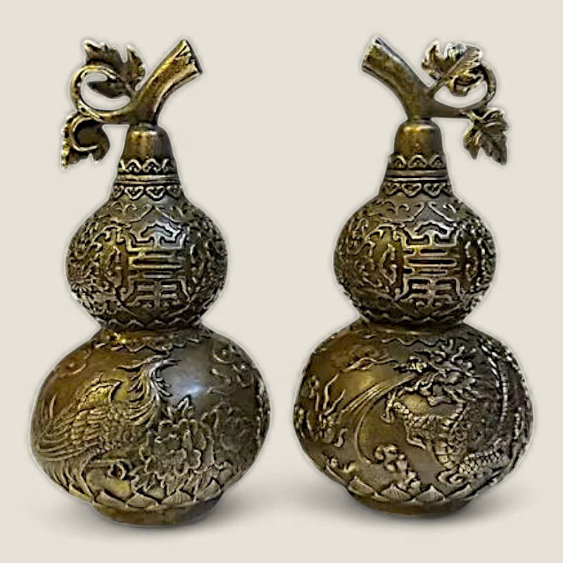 Cặp bình hồ lô Long Phụng 1 Cặp bình hồ lô Long Phụng