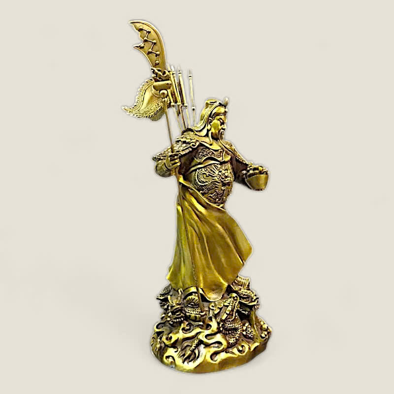 Tượng Quan Công Đứng Rồng 2 Tượng Quan Công Đứng Rồng - Ảnh 2