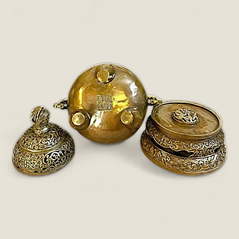 Lư xông trầm Đỉnh đồng nhất Long 5 Lư xông trầm Đỉnh đồng nhất Long - Ảnh 5