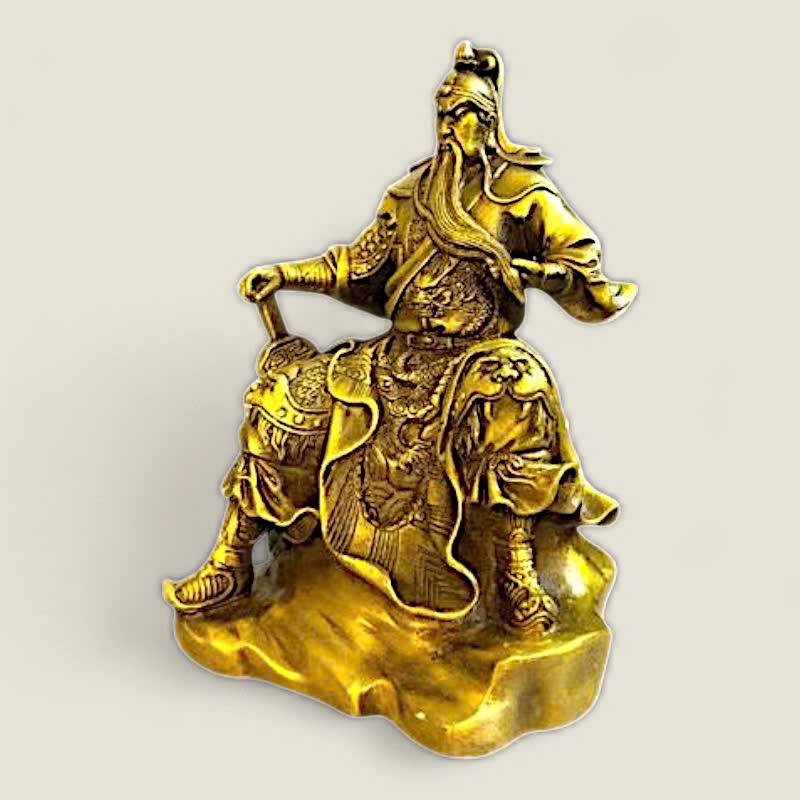 Tượng Quan Công ngồi vuốt râu 4 Tượng Quan Công ngồi vuốt râu - Ảnh 4