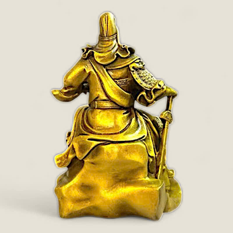 Tượng Quan Công ngồi vuốt râu 2 Tượng Quan Công ngồi vuốt râu - Ảnh 2