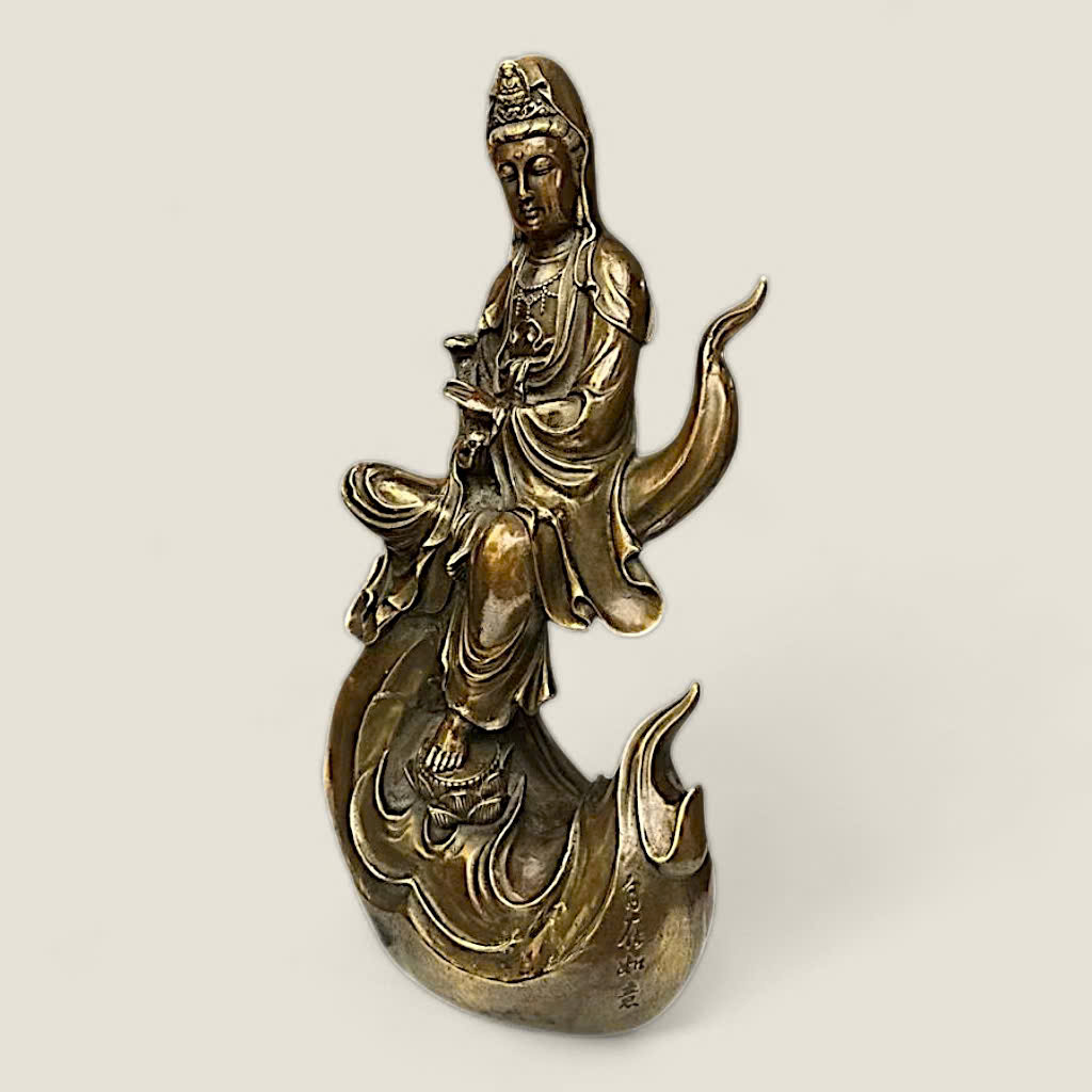 Tượng Quan Âm Bồ Tát Cưỡi Sóng 6 Tượng Quan Âm Bồ Tát Cưỡi Sóng - Ảnh 6