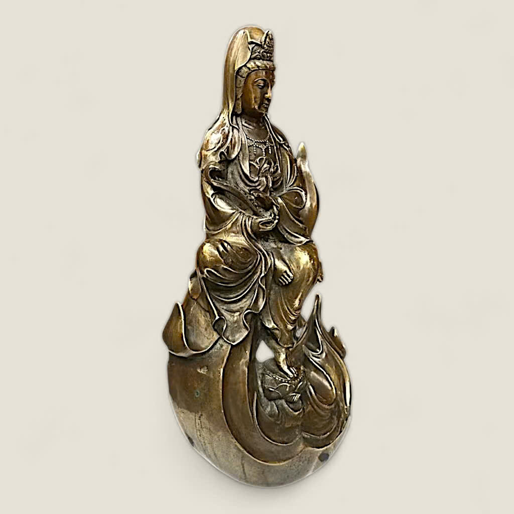 Tượng Quan Âm Bồ Tát Cưỡi Sóng 5 Tượng Quan Âm Bồ Tát Cưỡi Sóng - Ảnh 5