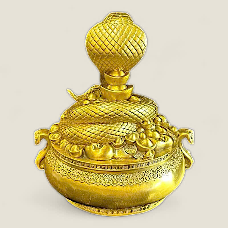 Tượng Rắn tài lộc phong thủy 12 con giáp 6 Tượng Rắn tài lộc phong thủy 12 con giáp - Ảnh 6