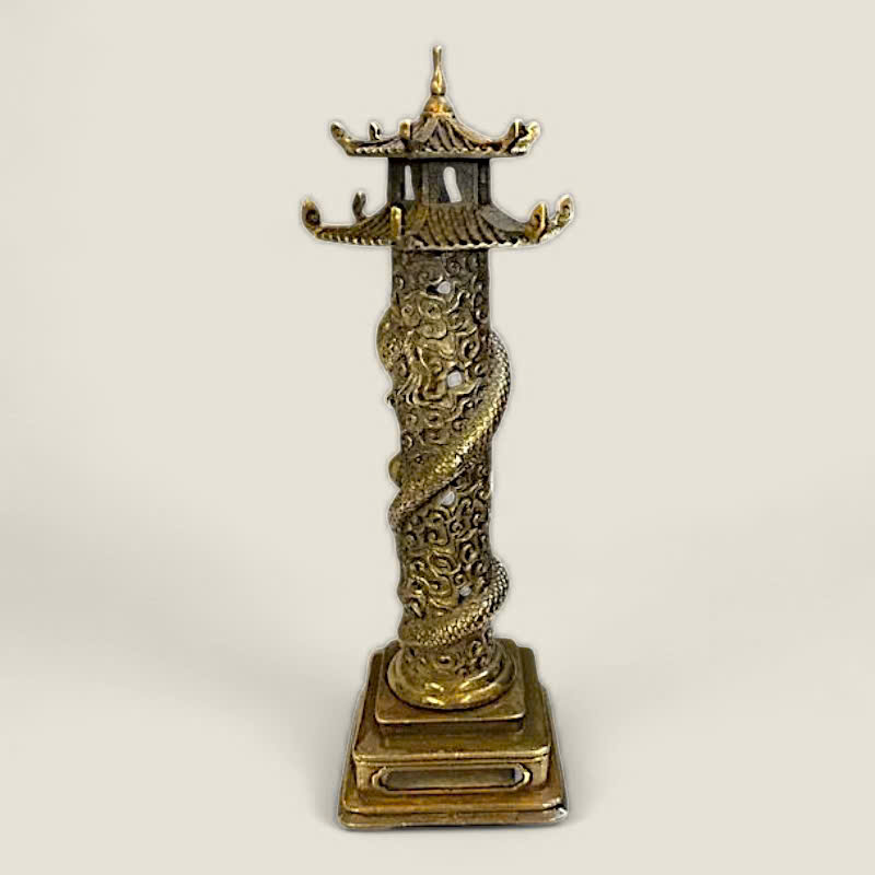 Lư xông trầm Tháp Rồng nhả ngọc 4 Lư xông trầm Tháp Rồng nhả ngọc - Ảnh 4