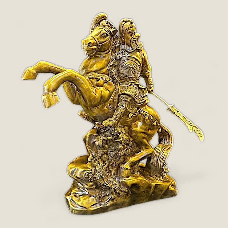 Tượng Quan Công cưỡi ngựa 6 Tượng Quan Công cưỡi ngựa - Ảnh 6