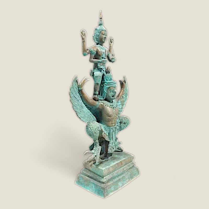 Tượng Vishnu cưỡi Garuda Kim Sí Điểu 5 Tượng Vishnu cưỡi Garuda Kim Sí Điểu - Ảnh 5